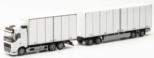 Camion remorque 4 essieux SUEDE BREAK blanc – VOLVO FH GL 2020 6X4