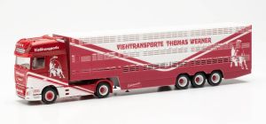 HER315449 - Camion avec remorque bétallière 3 essieux THOMAS WERNER – DAF XF SSC 4x2