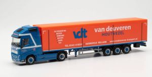 Camion semi remorque a fond mouvant VAN DEUVEREN – VOLVO FH GL 2020