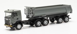 HER316248 - Camion avec benne couleur gris – SCANIA CG 17 6x6
