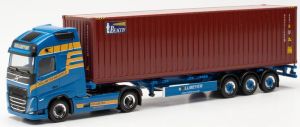 HER316279 - Camion avec container 3 essieux KOLLMEYER/BEACON - VOLVO 4x2 FH Gl