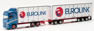 HER316552 - Camion avec dolly + remorque 3 essieux EUROLINK - SCANIA 6x2 CR 20 HD