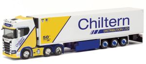 HER316712 - Camion avec remorque frigorifique 3 essieux CHILTERN – SCANIA CS 20 HD 6x2