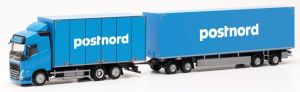 HER316866 - Camion porteur avec remorque POSTNORD - VOLVO FH Gl. XL 6x2