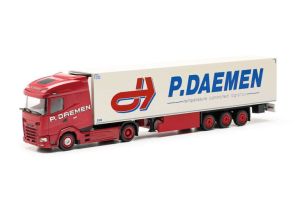 HER317283 - Camion avec remorque frigorifique 3 essieux P.DAEMEN – DAF XG 4x2
