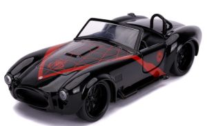 JAD31743 - Voiture de SPIDERMAN couleur noir - SHELBY Cobra 427 Sc de  1965