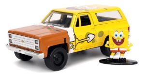 JAD31798 - Voiture du dessin animé BOB L'EPONGE – CHEVROLET K5 Blazer de 1980