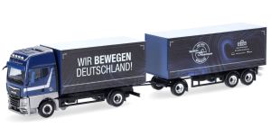 HER318563 - Camion avec caisse et remorque 1+2 essieux STICKELMANN – MAN TGX GX 4x2