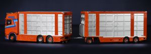 IMC32-0197 - Camion porteur avec remorque bétaillère du transporteur RINUS VAN BEERS - SCANIA S High Roof 6x2