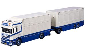 IMC32-0231 - Camion porteur avec remorque - Transport de bétail - BERGMA - SCANIA Série R High Roff 4x2