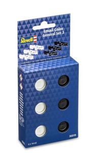REV32215 - Peinture pour maquette - Set N°3 Général - email color Matt 6x14ml