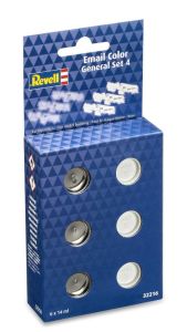 REV32216 - Peinture pour maquette - Set N°4 Général - email color Gloss/matt 6x14ml