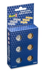 REV32218 - Peinture pour maquette - Set Argent et or - email color 6x14ml