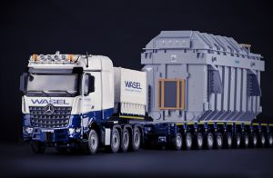 Camion avec scheuerle intercombi 8X4 WASEL - MERCEDES AROCS BIGSPACE 8x4