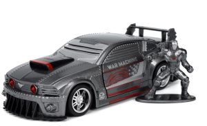 JAD33082 - Voiture de 2007 avec figurine War Machine – FORD mustang