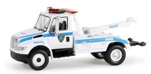 GREEN33250-A - Dépanneuse sous blister de la série H.D Trucks – Police du New Jersey - INTERNATIONAL Durastar 4400 2019