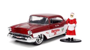 JAD33750 - Voiture avec figurine MRS SANTA CLAUS – CHEVROLET BEL AIR 1957