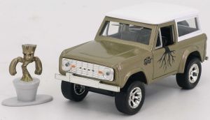 JAD34415 - Voiture de 1973 couleur marron avec figurine GROOT – FORD Bronco