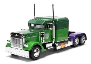 JAD35179 - Camion solo de couleur vert Avengers - HULK - PETERBILT 379 -