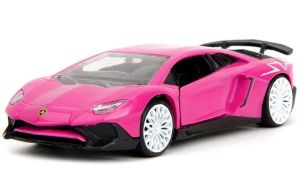 JAD35362 - Voiture de couleur rose – PINK SLIPS – LAMBORGHINI Aventator SV