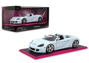 JAD35517 - Voiture de la gamme PINK SLIPS - PORSCHE Carrera GT 2005 couleur bleu