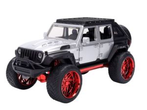 JAD36018 - Voiture de couleur grise - Pink Slips - JEEP Wrangler Lifted