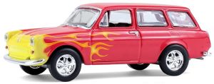 GREEN36120-B - Voiture sous blister de la série CLUB VEE-DUB - VW T3 Panel Van 1963 couleur rouge