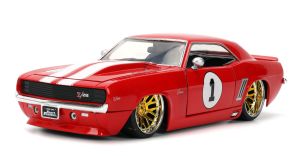 JAD36151 - Voiture du film Fast & Furious - CHEVROLET Camaro de 1969 couleur rouge