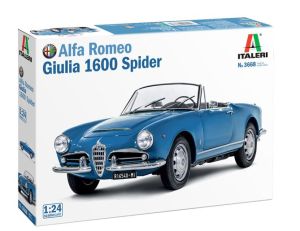 ITA3668 - Maquette à assembler et à peindre - ALFA Roméo Giulia 1600 Spider Bleu