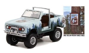 GREEN38020-C - Voiture sous blister de la série SMOKEY BEAR - FORD Bronco de 1967