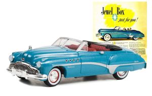 Voiture sous blister de la série VINTAGE AD CARS - BUICK roadmaster 1949