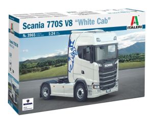 ITA3965 - Maquette à assembler et à peindre - SCANIA 770S V8 4x2 Cabine Blanche