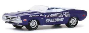 GREEN30146 - Voiture de 1971 sous Blister -  DODGE Challenger Flemington Fair Speedway