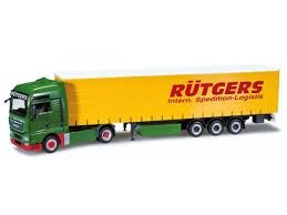 HER301701 - Camion avec semi tautliner MAN TGX XXL Euro5  de l'entreprise RUTGERS