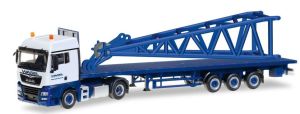 Camion avec plateau et élément LIEBHERR LR 1600/2 WASEL - MAN TGX XLX 4x2