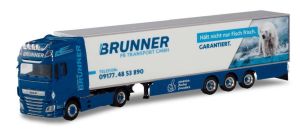Camion avec semi frigorifique PB Transport / BRUNNER - DAF XF SSC Euro 6 4x2