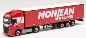 Camion avec remorque bâchée MONJEAN - IVECO S-Way 4x2
