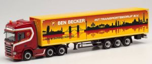 HER314091 - Camion avec remorque  BEN BECKER - SCANIA CR 20 HD 6x2