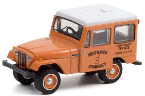 Véhicule sous blister BLUE COLLAR COLLECTION – JEEP DJ-5 de 1974 WESTHAVEN Pharmacy