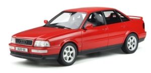 OT355 - Voiture berline de couleur Rouge laser - AUDI 80 (B4) Quattro Compétition