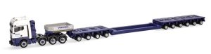 HER318839 - Camion avec remorque 4+6 essieux WASEL - MAN TGX GX 8x4
