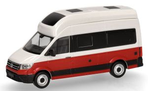 HER096294-003 - Camping-car rouge et beige - VOLKSWAGEN Crafter Grand California 600