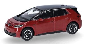 HER431101 - Voiture de couleur rouge métallisé - VOLKSWAGEN ID 3