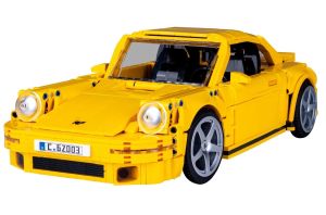 JAM402854 - Voiture de 2017 couleur jaune en Bricks 1515 pièces - RUF CTR