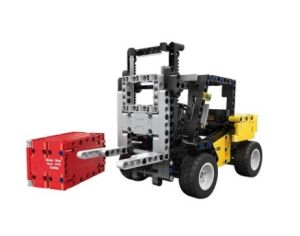 JAM402885 - Engin de chantier en bricks - 500 pièces - Chariot élévateur