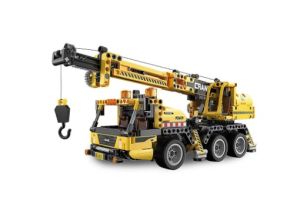 JAM402886 - Engin de chantier en Bricks - 1000 pièces - Grue  mobile