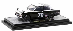 M2M-40300-114B - Voiture de 1970 couleur noire et blanche - WILWOOD - DATSUN 510 #70