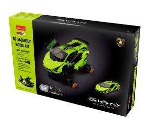 JAM403129 - Voiture en Kit télécommandé de couleur verte - LAMBORGHINI Sian FKP 37
