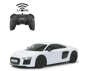 JAM405101 - Voiture télécommandé de couleur blanche - AUDI R8 de 2015