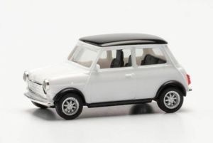 MINI COOPER blanche classic au toit noir